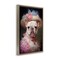 Stupell Industries Pink Victorian Frenchie Floating Frame, design by Wumples